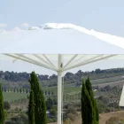 Gartenschirm aus Acrylgewebe und Aluminium Made in Italy - Solero Viadurini