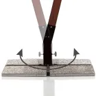 Regenschirm aus Massivholz mit PVC-beschichtetem Polyesterdach – Devoir Viadurini