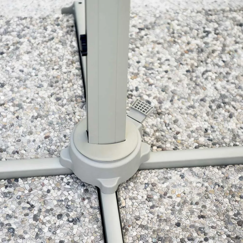 Polyester-Regenschirm mit Griff und Seitenstange - Nexa Viadurini