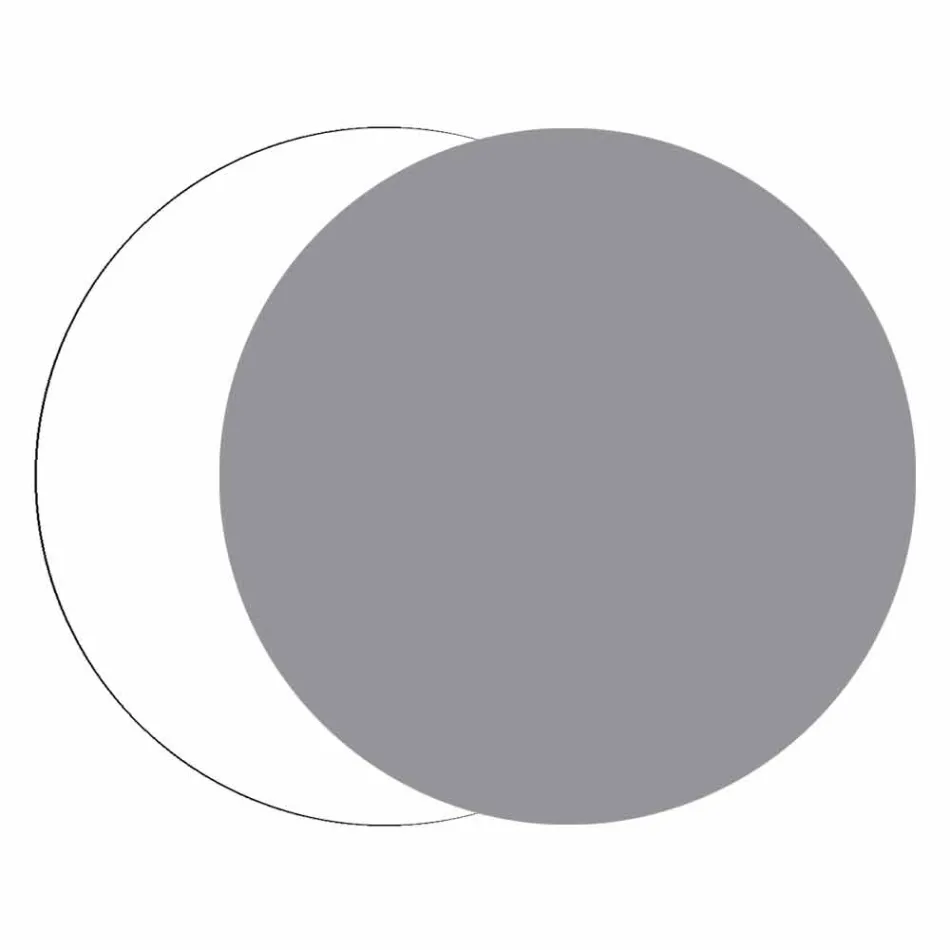 Große Wanduhr aus farbigem Holz Sechseckiges modernes Design - Nidodape Viadurini