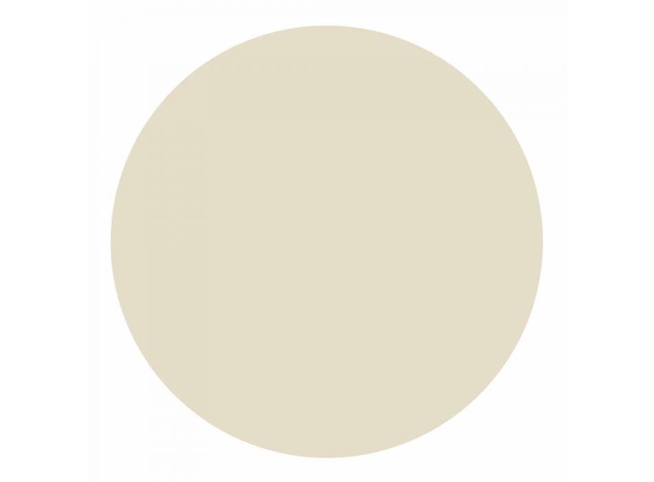 Große moderne farbige runde hölzerne Wanduhr - Infondoalmar Viadurini