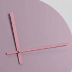 Moderne rosa runde Wanduhr Made in Italy - Imalia Viadurini