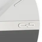 Wanduhr aus halbdichtem, expandiertem PVC Made in Italy - Ritmo Viadurini