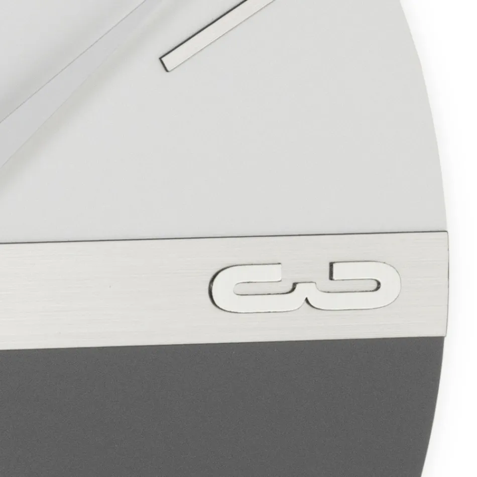 Wanduhr aus halbdichtem, expandiertem PVC Made in Italy - Ritmo Viadurini