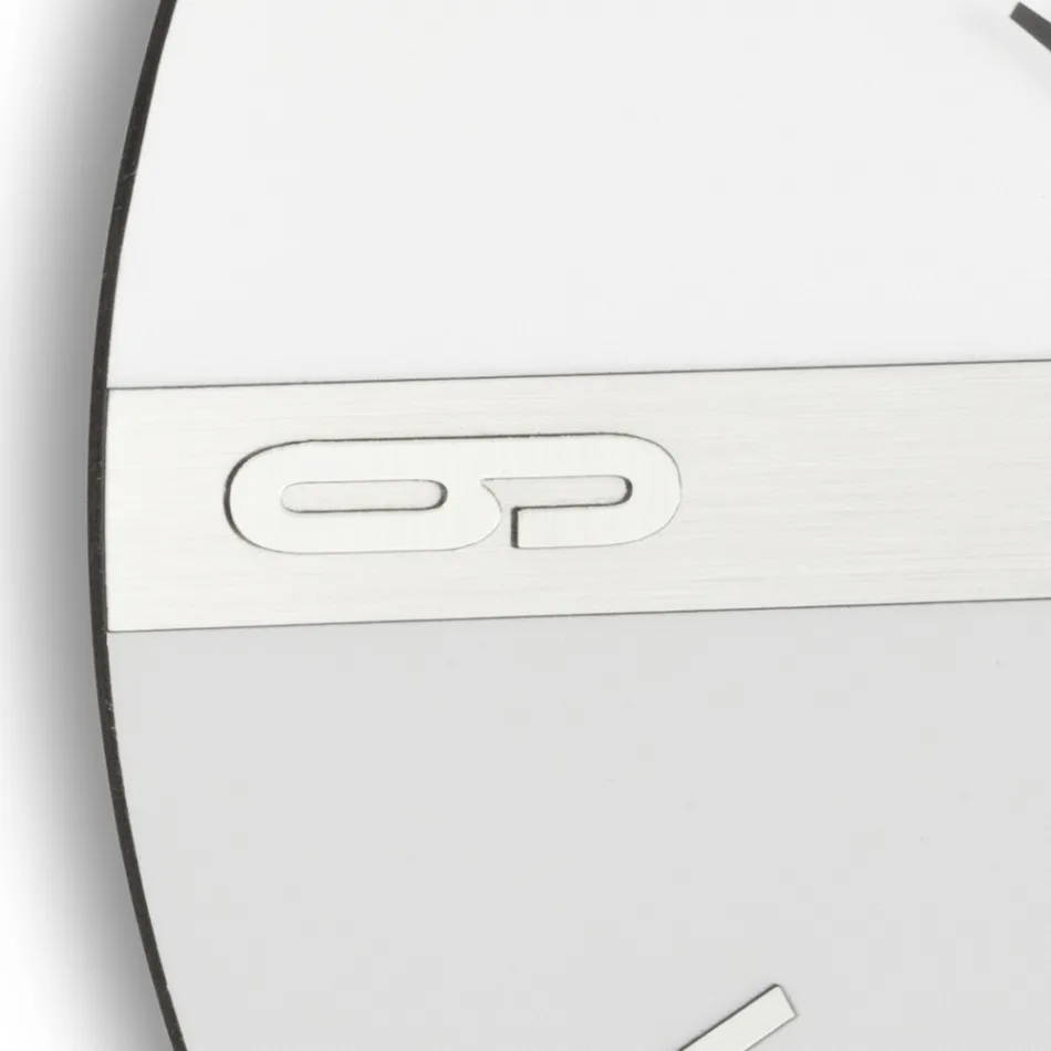 Wanduhr aus halbdichtem, expandiertem PVC Made in Italy - Ritmo Viadurini