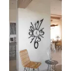 Schwarzes Eisen oder Aluminium Design Wanduhr Made in Italy - Ocean Viadurini