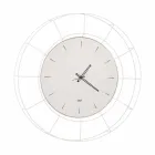 Moderne Wanduhr aus farbigem Stahl Made in Italy - Adalgiso Viadurini