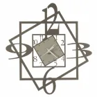 Geometrisches Design der modernen Eisenwanduhr Made in Italy - Procida Viadurini