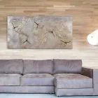 Moderne Uhr mit fünf Quadranten der Welt, Miles darstellt Viadurini