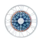 Uhr aus Eisen in 3 verschiedenen Ausführungen, hergestellt in Italien – Weizen Viadurini