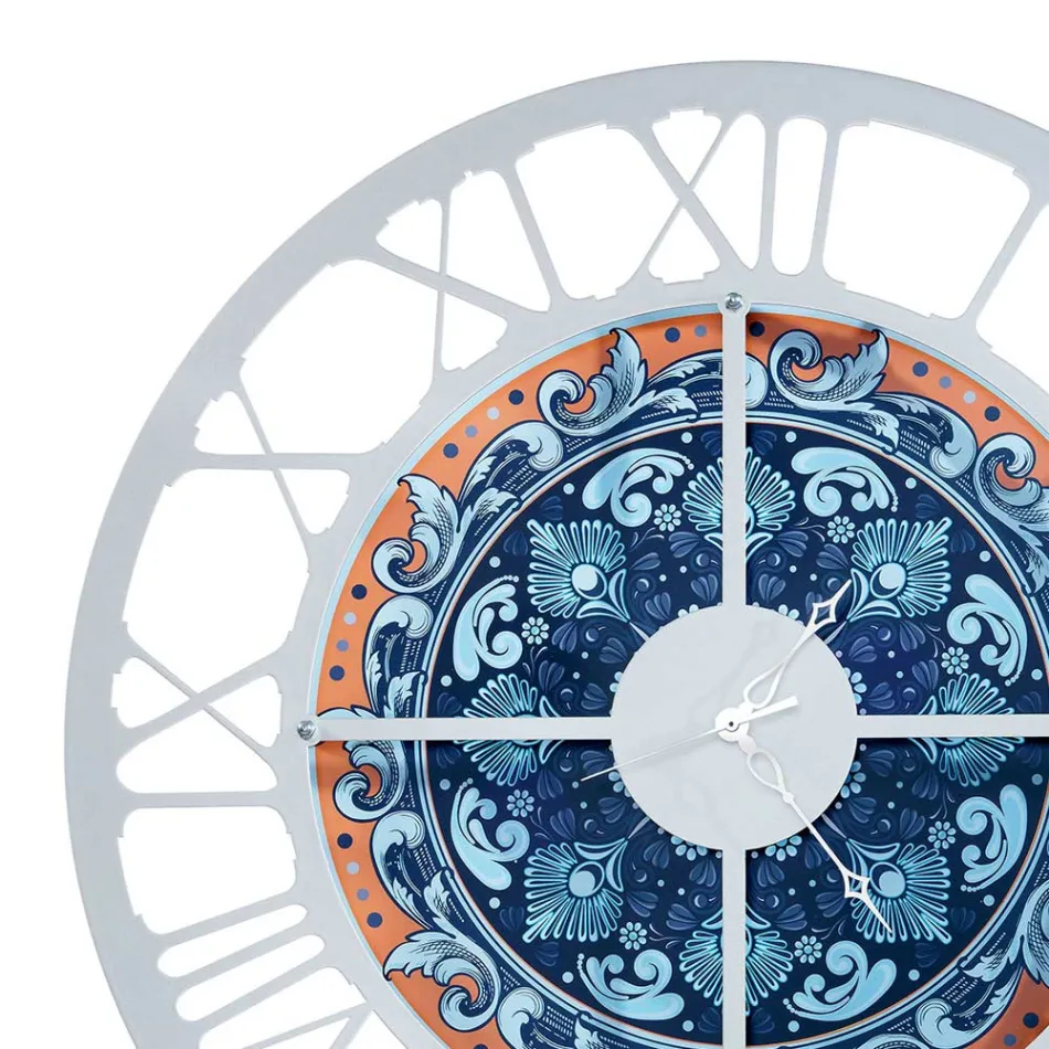 Uhr aus Eisen in 3 verschiedenen Ausführungen, hergestellt in Italien – Weizen Viadurini