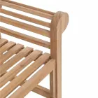 Gartenbank aus Teakholz mit rustikalem Design - Simonia Viadurini
