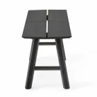 Moderne Designbank aus Eschenholz mit furniertem Sitz - Andria Viadurini