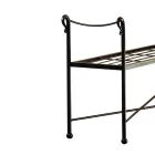 Bank aus Eisenrohr in verschiedenen Ausführungen, hergestellt in Italien – Prag Viadurini