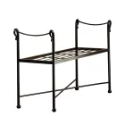 Bank aus Eisenrohr in verschiedenen Ausführungen, hergestellt in Italien – Prag Viadurini