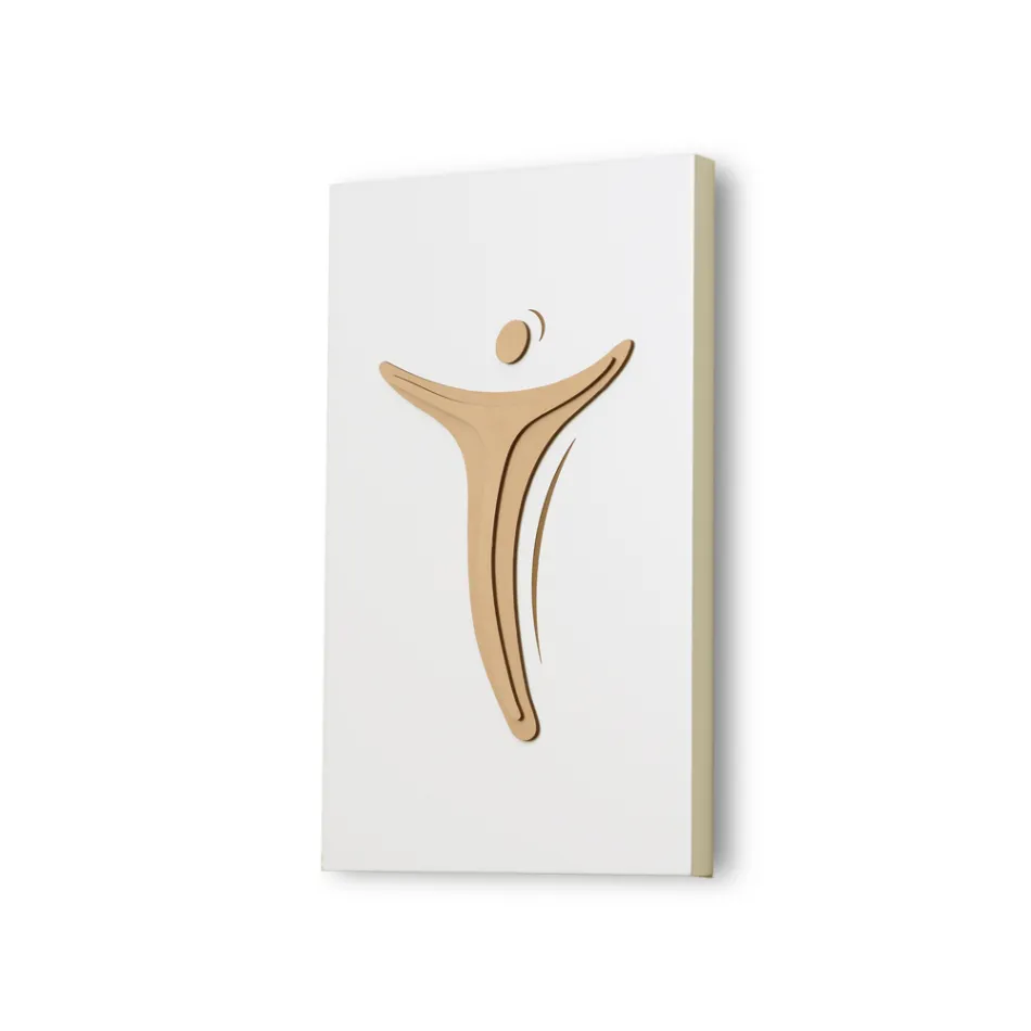 Lasergravierte Tafel mit Darstellung der Erlösung, hergestellt in Italien – Dalila Viadurini