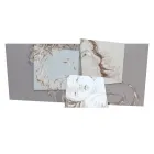 Tafel mit der Familie Bethlehem, hergestellt in Laser, hergestellt in Italien – Paola Viadurini