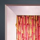 Dekoratives Paneel aus Metall und künstlichem Bambus Made in Italy - Bamboo Viadurini