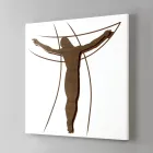 Lasergravierte Tafel mit Darstellung der Leidenschaft, hergestellt in Italien – Ersilia Viadurini