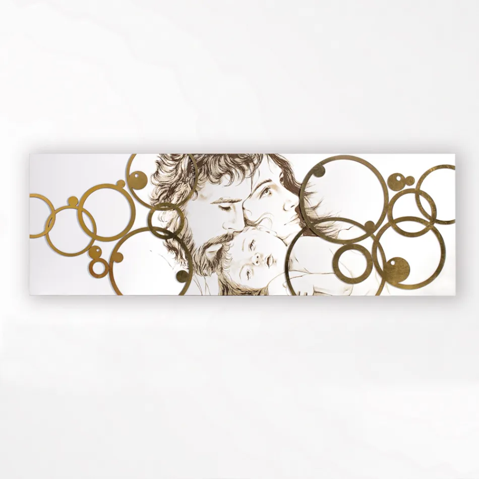 Mit Laser gefertigte Tafel der Sagrada Familia, hergestellt in Italien – Elisa Viadurini