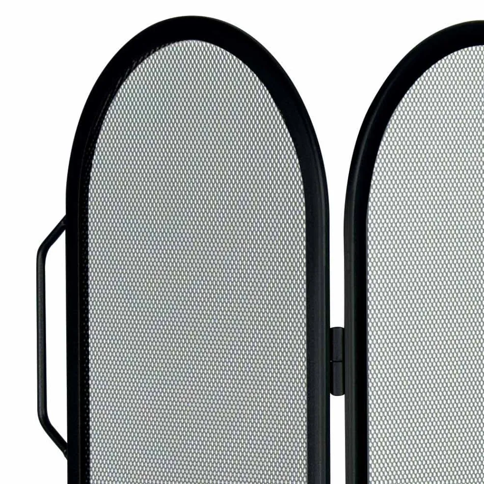 Funkenfänger mit 6 Türen aus Metall, hergestellt in Italien – Pferd Viadurini