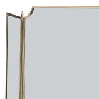 Funkenfänger mit feinem schwarzen Netz und Messing, hergestellt in Italien – Wal Viadurini