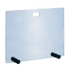 Funkenfänger aus gehärtetem Kristall und 4 Füße, hergestellt in Italien – Delfino Viadurini