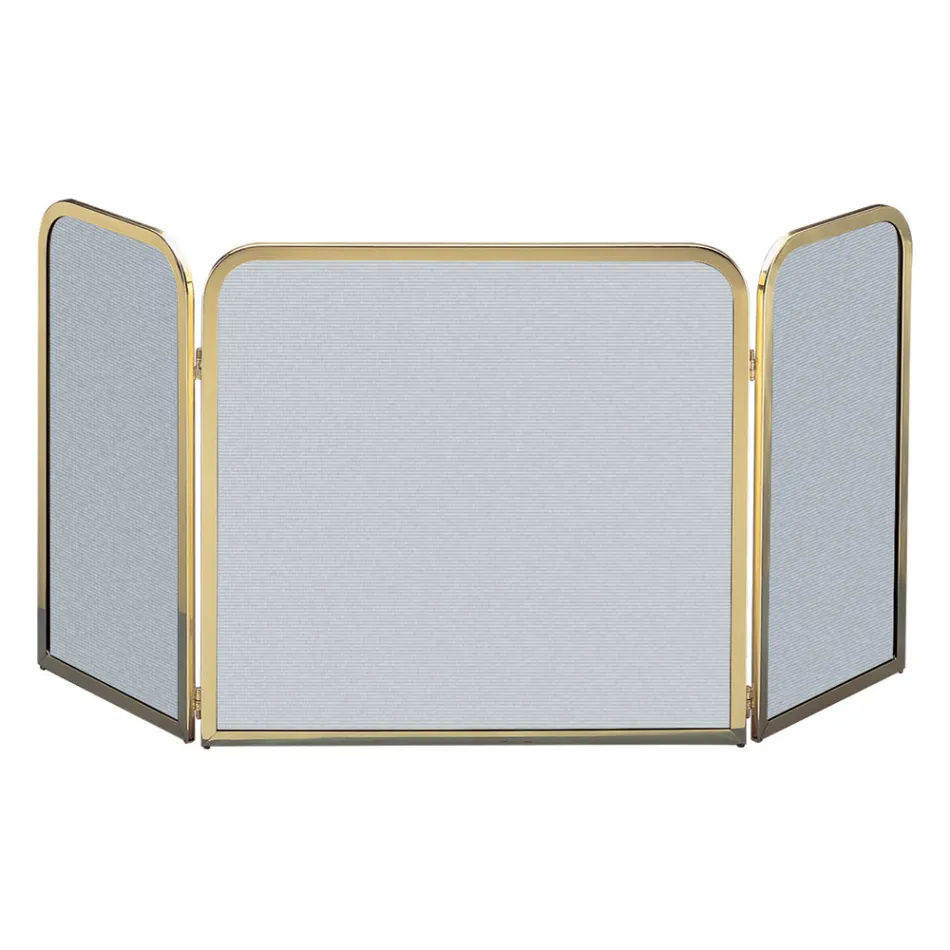 Funkenfänger aus Messing und schwarzem Netz in verschiedenen Größen, hergestellt in Italien – Iguana Viadurini