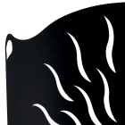 Gebogener Herdschutz mit 2 Metalltüren, hergestellt in Italien – Ente Viadurini