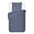 Bettbezug-Set aus 100 % Baumwollsatin mit 1 Kissenbezug, hergestellt in Italien – flauschig Viadurini