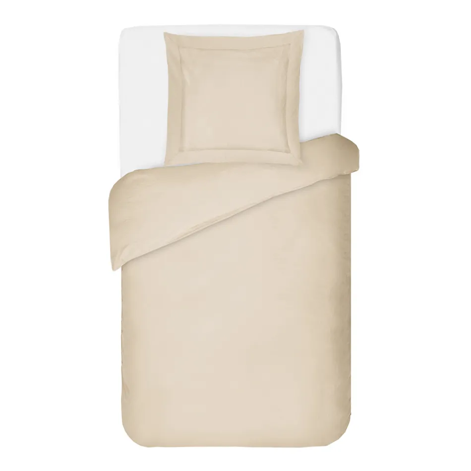 Bettbezug-Set aus 100 % Baumwollsatin mit 1 Kissenbezug, hergestellt in Italien – flauschig Viadurini