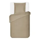 Bettbezug-Set aus 100 % Baumwollsatin mit 1 Kissenbezug, hergestellt in Italien – flauschig Viadurini