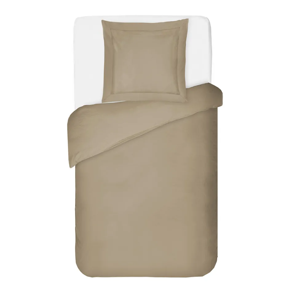 Bettbezug-Set aus 100 % Baumwollsatin mit 1 Kissenbezug, hergestellt in Italien – flauschig Viadurini