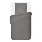 Bettbezug-Set aus 100 % Baumwollsatin mit 1 Kissenbezug, hergestellt in Italien – flauschig Viadurini