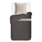 Bettbezug-Set aus 90 % Baumwolle und 10 % Leinen mit 1 Kissenbezug Made in Italy - Nestle Viadurini