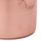 Hoher Topf in der Hand verzinntes Kupfer mit Griffen und Deckel 28 cm - Mariarita Viadurini