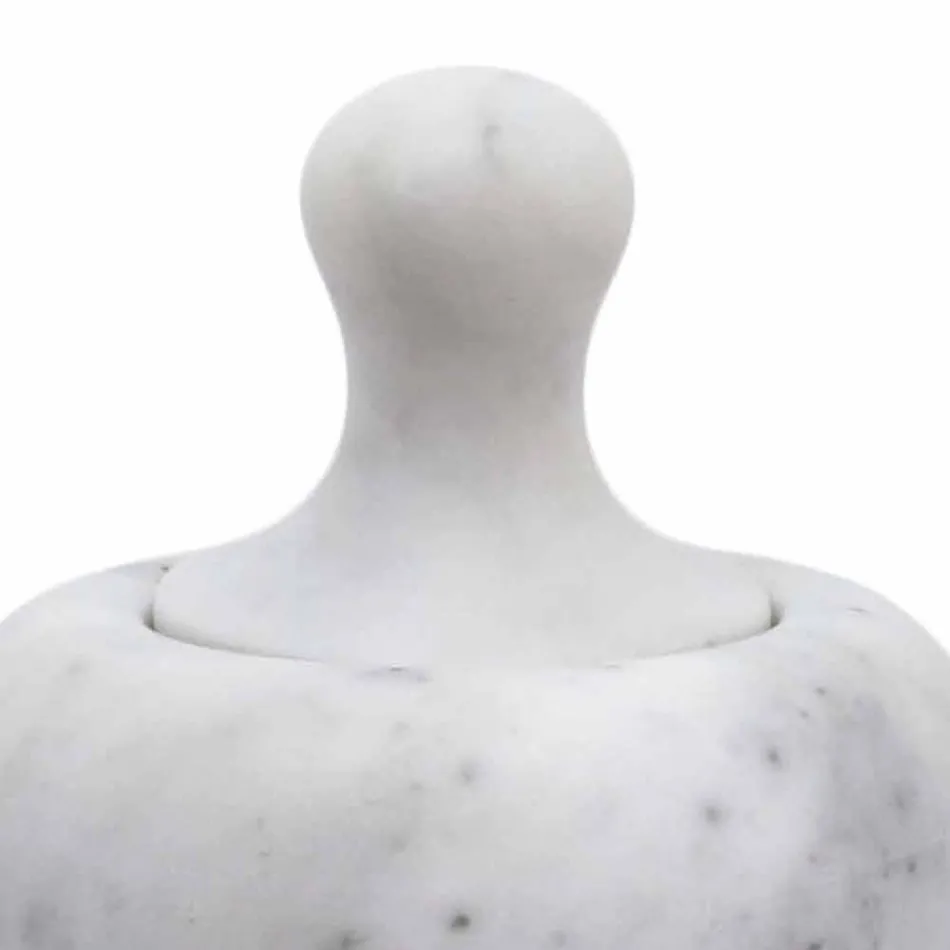 Nussknacker-Stößel aus Carrara-Weißem Marmor Hergestellt in Italien - Cullio Viadurini