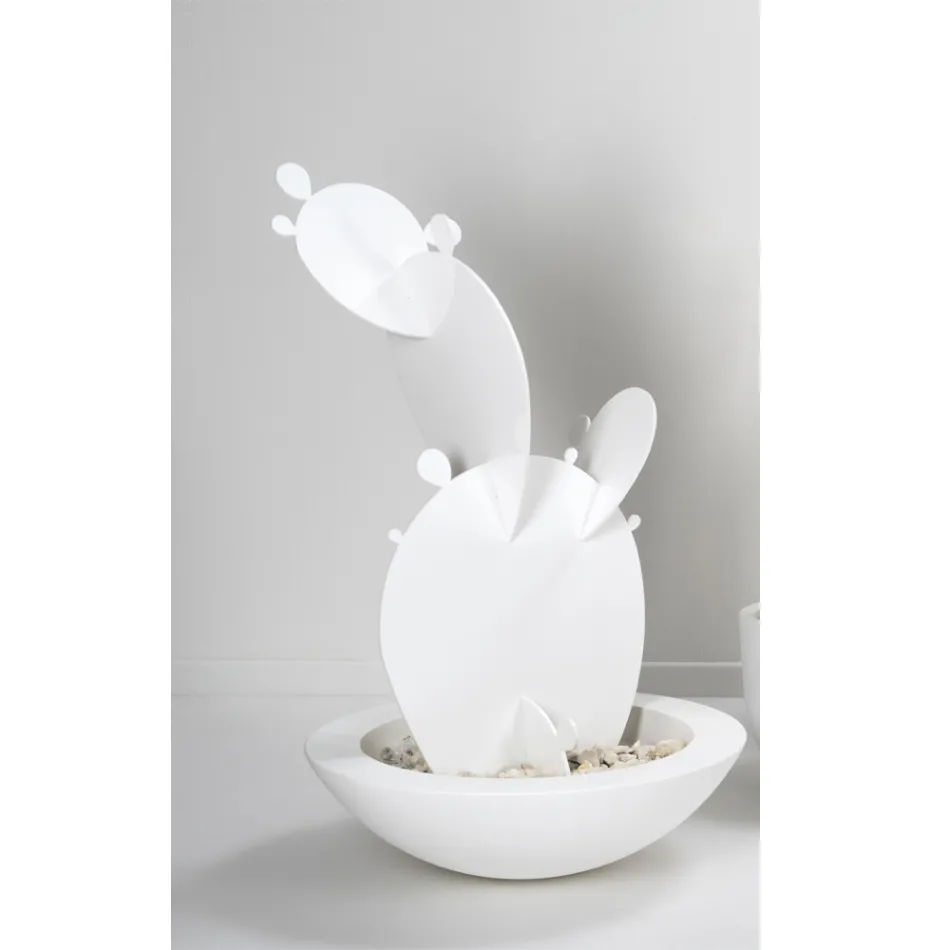 Dekorierte Feigenpflanze aus farbigem, recycelbarem Design Plexiglas - Kakta Viadurini