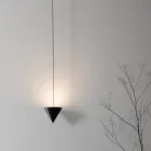 Wire Stehlampe aus schwarzem Aluminium und Kegel Tolles minimalistisches Design - Mercado Viadurini