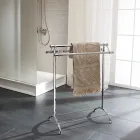 Vintage-Badezimmer-Handtuchhalter aus Messing, hergestellt in Italien – Aristide Viadurini