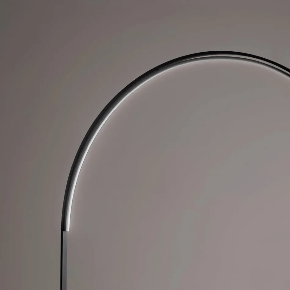 Moderne Stehlampe mit dimmbarem LED-Licht aus lackiertem Metall – Picea Viadurini