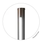 Moderne Metall-Stehlampe mit doppelter Beleuchtung, hergestellt in Italien – römisch Viadurini