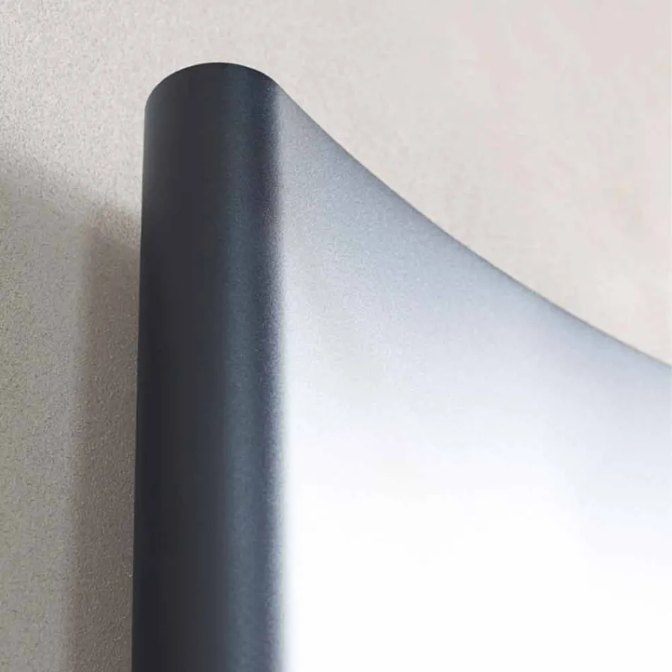 Elektrische Strahlungsplatte Moderner Wandheizkörper bis 1000 W - gebogen Viadurini