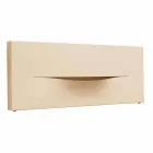 Horizontale Ausführung Hydraulische Strahlungsplatte aus Stahl bis 820 W - Schnitt Viadurini