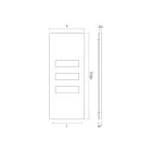 Hydraulische Heizplatte aus Kohlenstoffstahl, hergestellt in Italien – kandiert Viadurini