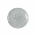 Moderne farbige Teller 18 Stück Kompletter Tischservice in Gres - Creta Viadurini