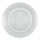 Transparente Glasteller Luxury Classic Decor 18-teilig - Palazzo Viadurini