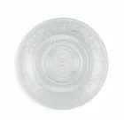 Transparente Glasteller Luxury Classic Decor 18-teilig - Palazzo Viadurini