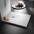 Duschwanne 100x80 in Resin Stone Effect Finish Modernes Design - Domio