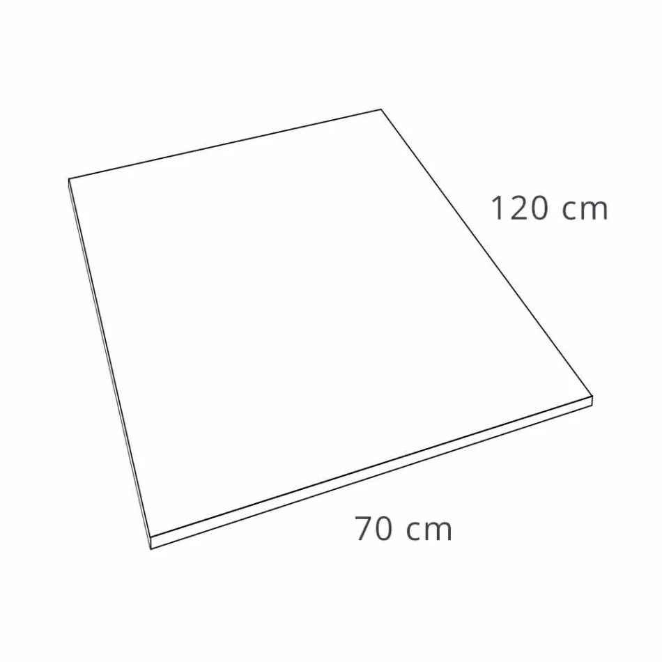 Duschwanne 120x70 Modernes Design in Harzsteinoptik - Domio Viadurini
